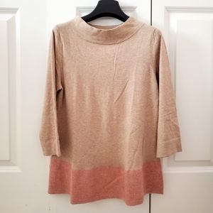 Anthropologie A-Line Knit Colorblock Sweater M